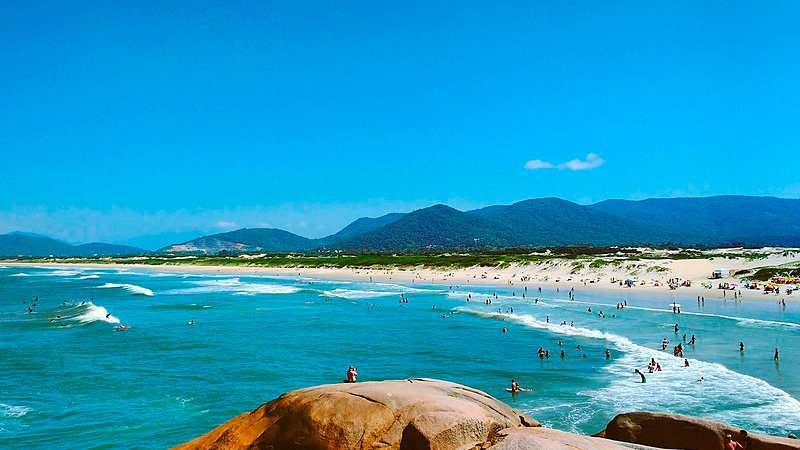 Praia em Florianópolis